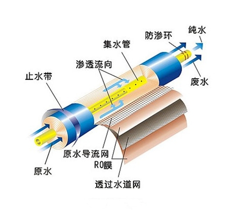 反滲透膜結構示意圖